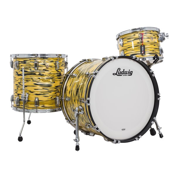 Ludwig Ludwig Classic Maple 22" FAB Drum Kit, Lemon Oyster