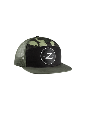 Zildjian Zildjian 7 Pannel Trucker Hat, Camo