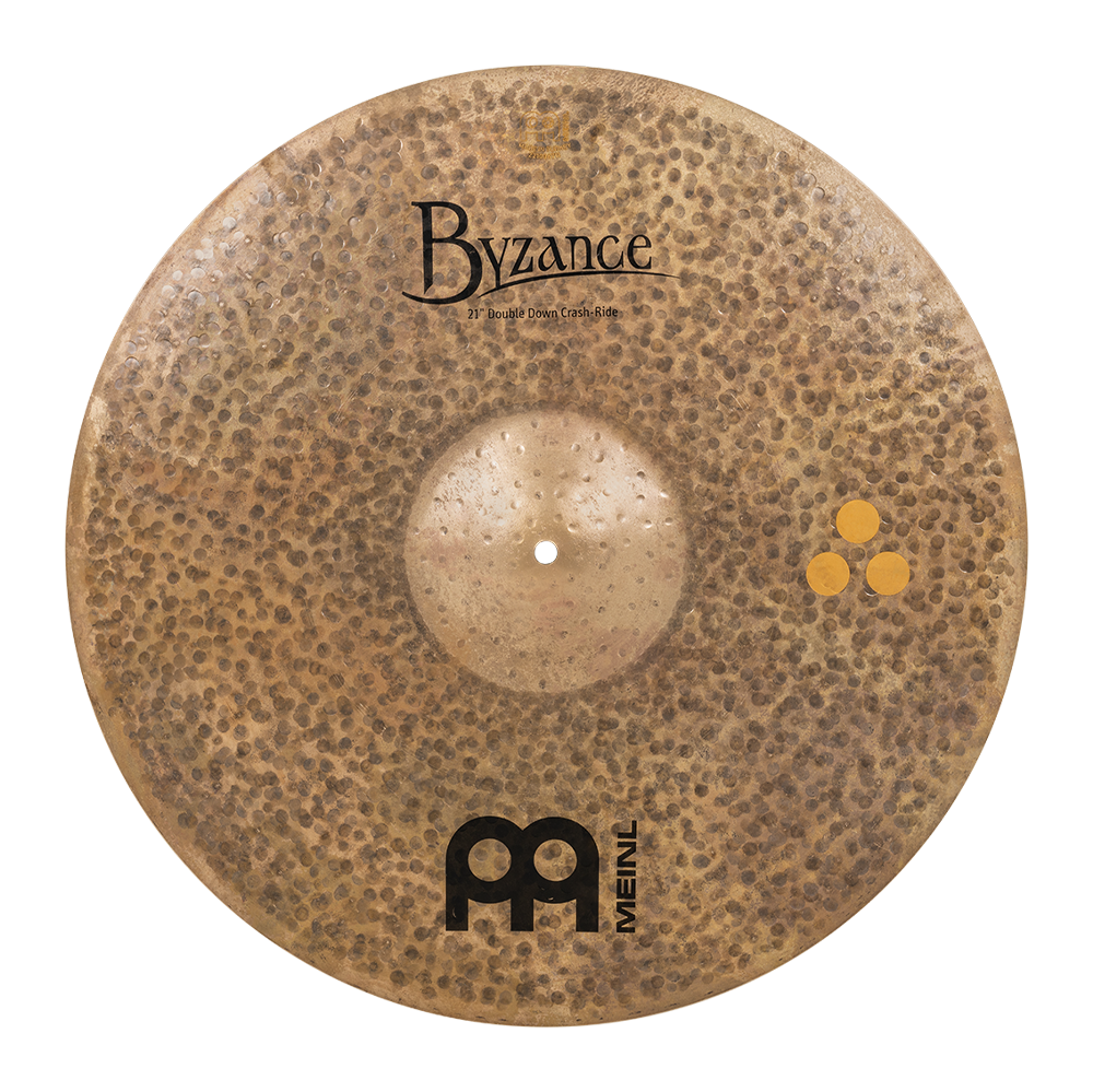 Meinl Byzance 21" Dark Double Down Crash Ride Cymbal Graham Russell