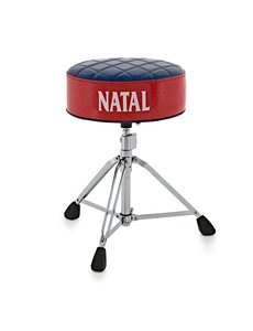 Natal Natal Fat Top Drum Throne, Blue Top With Red Sides
