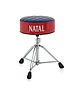 Natal Natal Fat Top Drum Throne, Blue Top With Red Sides