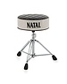 Natal Natal Fat Top Drum Throne, Black Top With White Sides