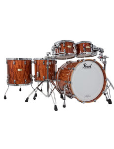 Pearl Pearl Masterworks 22" Maple/Mahogany Drum Kit, Bubinga Lava Artisan