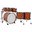 Pearl Pearl Masterworks 22" Maple/Mahogany Drum Kit, Bubinga Lava Artisan