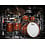 Pearl Pearl Masterworks 22" Maple/Mahogany Drum Kit, Bubinga Lava Artisan