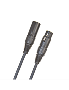  D'Addario Classic Series XLR Microphone/Powered Speaker Cable, XLR to XLR, 25ft