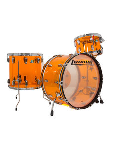 Ludwig Ludwig Vistalite 24" Pro Beat Drum Kit, Amber