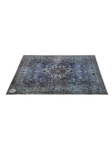 Drum n Base Drum N Base 1.85 x 1.6m Mat in Blue Vintage Persian