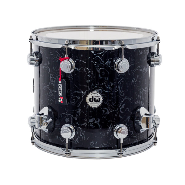 DW Drums DW Collectors 14” x 12” SSC Finish Ply Floor Tom, Black Velvet