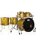 DW Drums DW Collectors 333 Speciality Lacquer 22" Maple Drum Kit, Gold Top Lacquer