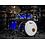 Pearl Pearl Masters Maple 22" Drum Kit, Kobalt Blue Fade Metallic