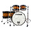 Sonor Sonor SQ2 22" Beech Drum Kit, Black Burst Over African Marble