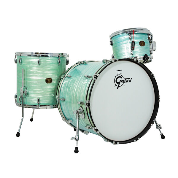 Gretsch Gretsch USA Custom 22" Drum Kit, Blue Oyster Pearl