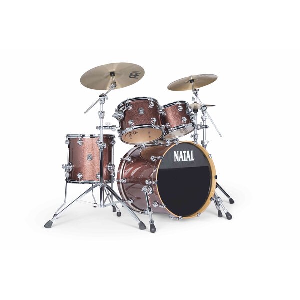 Natal Natal 'Originals' 22" Maple US Fusion Drum Kit, Copper Sparkle
