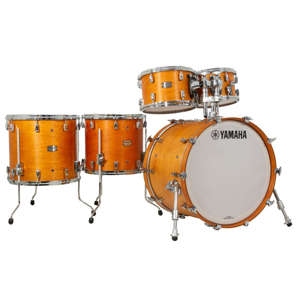 Yamaha Yamaha Absolute Maple Hybrid 22" Drum Kit, Vintage Natural