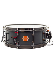 Hive Drums Hive 'The Worker' 14" x 5.5" Snare Drum, Grey w/ Orange Gaskets