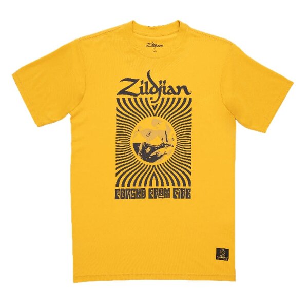 Zildjian Zildjian Limited Edition 400th Anniversary 60s Rock T-Shirt, Yellow