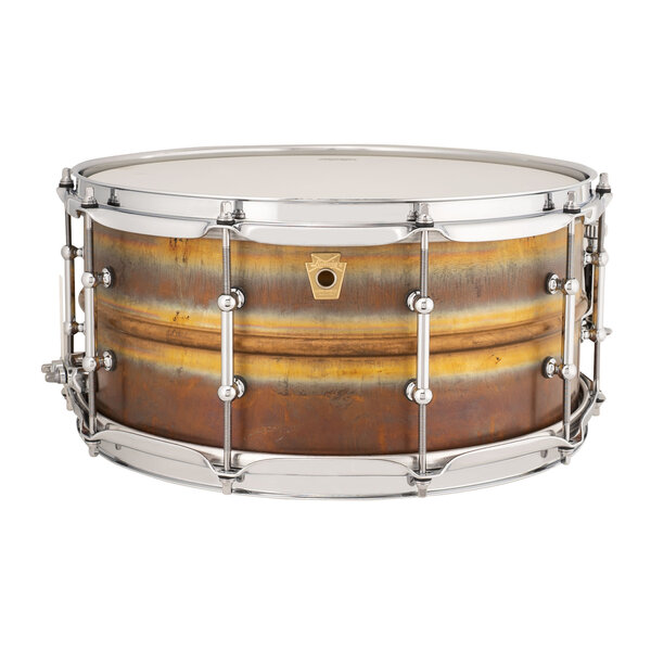 Ludwig Ludwig Bronze Phonic 14" x 6.5" Raw Snare Drum, Tube Lugs