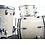 Ludwig Ludwig Classic Maple 20" Downbeat Drum Kit, Vintage White Marine Pearl