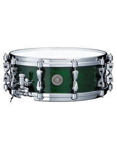 Tama Tama Starphonic 14" x 5" Limited Edition Maple Snare Drum, Emerald Figured Maple