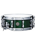 Tama Tama Starphonic 14" x 5" Limited Edition Maple Snare Drum, Emerald Figured Maple