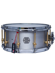 Hive Drums Hive 14" x 6.5" Aluminium Snare Drum, Natural Aluminium With Offset Lugs