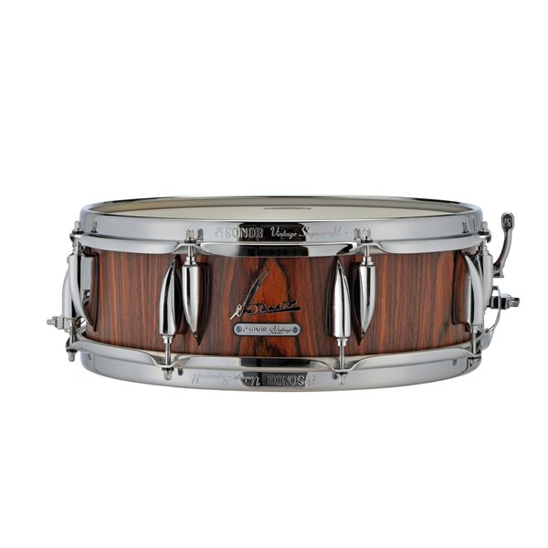 Sonor Sonor Vintage Series 14" x 5" Snare Drum, Rosewood Semi Gloss