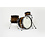 British Drum Co. British Drum Co. Lounge Series 22" Drum Kit, Carnaby Tan