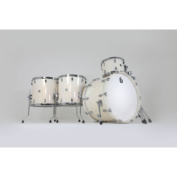 British Drum Co. British Drum Co. Legend Series 22" Rock Fusion Drum Kit, Whitehaven