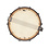 Pacific SX Series 14" x 6" Snare Drum, Amber Bird's Eye Maple