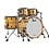 Pearl Pearl Masterworks 22" Artisan Maple Drum Kit, Natural Flame Maple w/ Solid Black Stripe EX DISPLAY