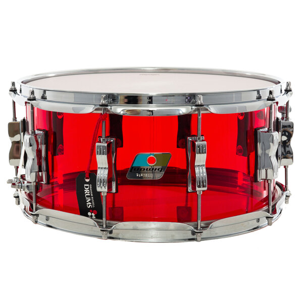 Ludwig Ludwig Vistalite 14" x 6.5" Acrylic Snare Drum, Red