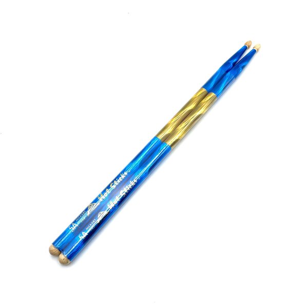 Hot Sticks 5A Macrolus Drum Sticks, Blue