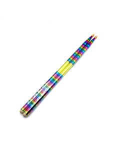  Hot Sticks 5A Macrolus Drum Stick, Rainbow