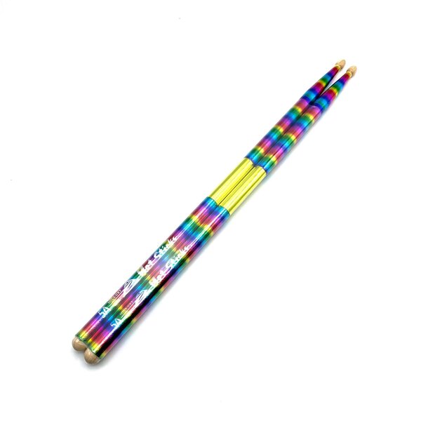 Hot Sticks 5A Macrolus Drum Stick, Rainbow