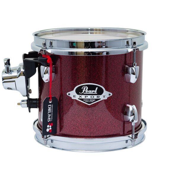 Pearl Pearl Export 8" x 7" Tom Drum Add-On, Black Cherry Glitter