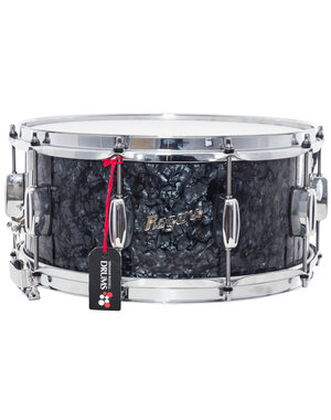 Rogers Rogers Dyna Sonic 14" x 6.5" Snare Drum, Black Diamond Pearl