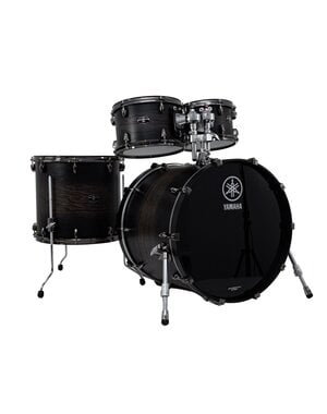 Yamaha Yamaha Live Custom Hybrid 22" Drum Kit, Uzu Charcoal Sunburst