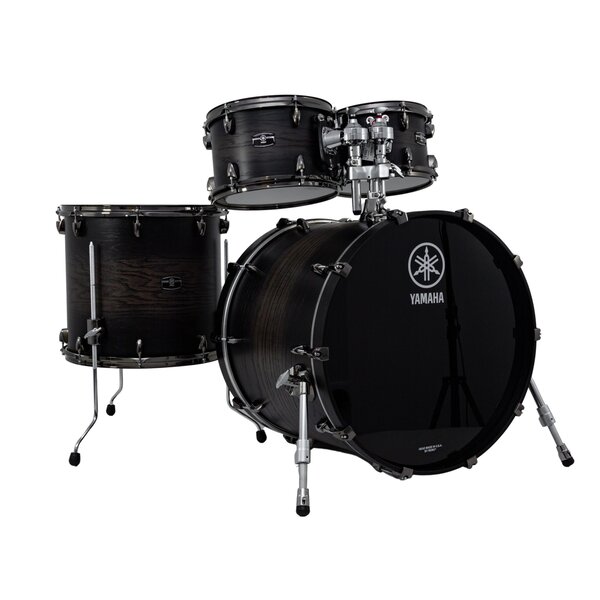 Yamaha Yamaha Live Custom Hybrid 22" Drum Kit, Uzu Charcoal Sunburst