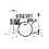 Pearl Pearl Roadshow Jr. 5-pc. Drum Set w/Hardware & Cymbals in Grindstone Sparkle