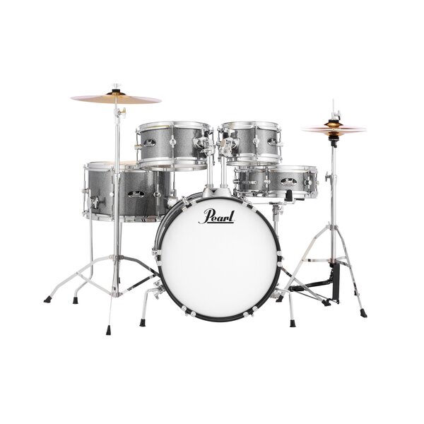 Pearl Pearl Roadshow Jr. 5-pc. Drum Set w/Hardware & Cymbals in Grindstone Sparkle
