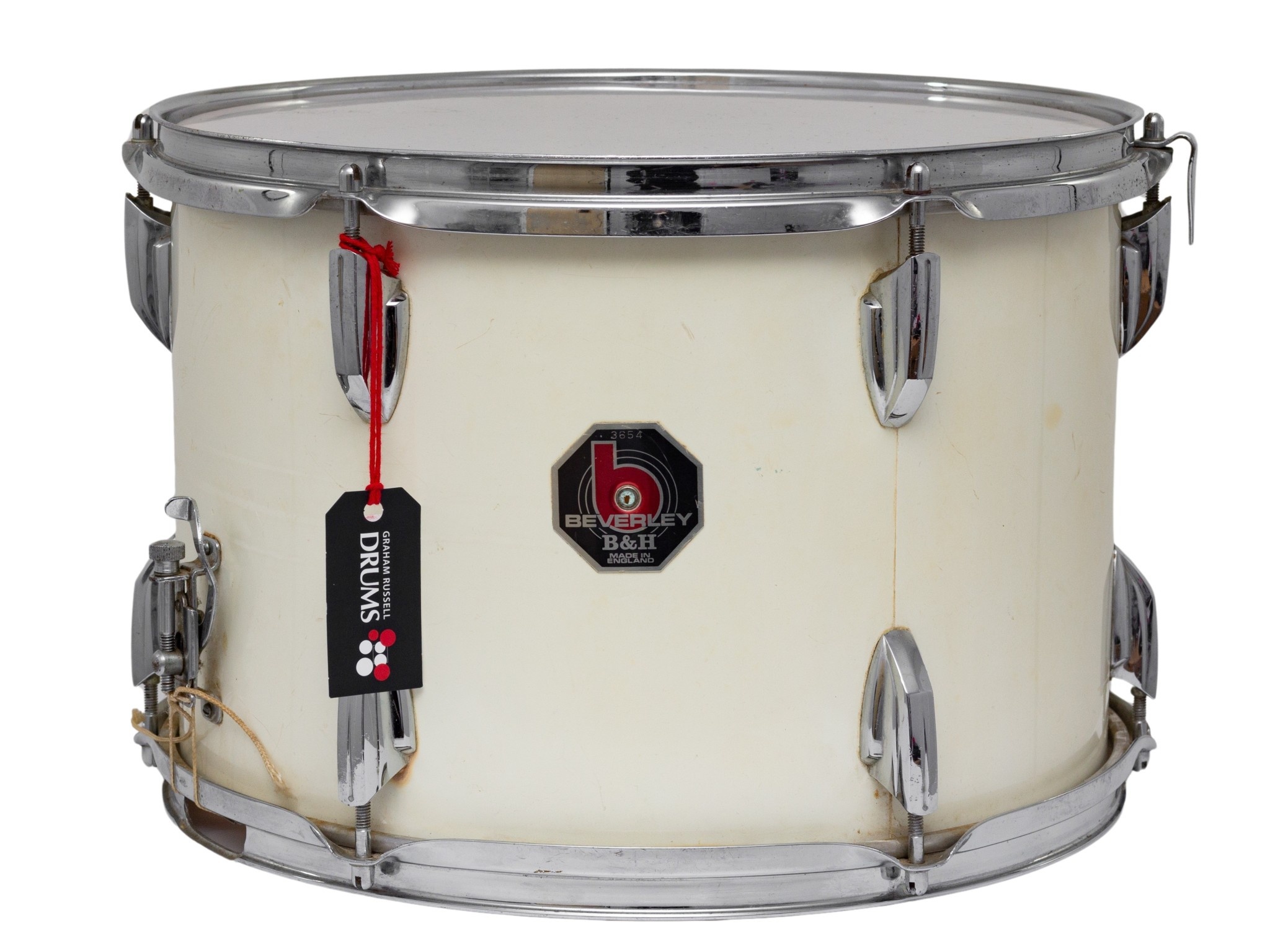 Used Beverley B&H 14" x 10" Marching Snare Drum Graham Russell Drums