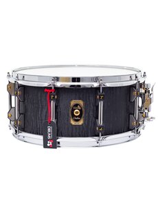 Tamburo Tamburo Unika 14" x 6.5" Snare Drum, Flamed Black