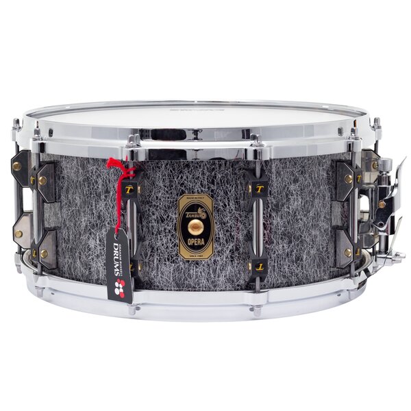 Tamburo Tamburo Opera 14" x 6.5" Snare Drum, Fantasy Black