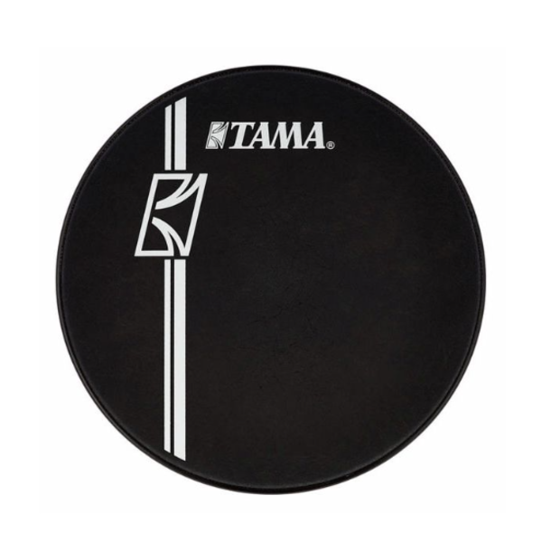 Tama Tama 24" Black Fiberskyn Resonant Bass Drum Head