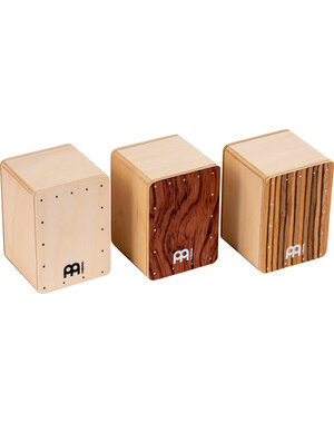 Meinl Meinl Mini Cajon Shaker Set, Bubinga/Natural/Zebrano