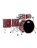 DW Drums DW Collectors 22" Purple Heart Drum Kit, Natural Lacquer