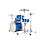 Ludwig Ludwig Continental Club 20" Downbeat Drum Kit, Blue Sparkle