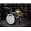 Gretsch Gretsch Broadkaster 24" Drum Kit, Satin Black Gold Duco