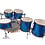 DW Drums DW Collectors 22" Maple SSC Drum Kit, Blue Glass w/Black Nickel Hardware